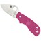 Spyderco 2024 Spyderco Squeak Heals Lightweight Pink Slip Joint Plain SPY-C154PPN - alternate 2